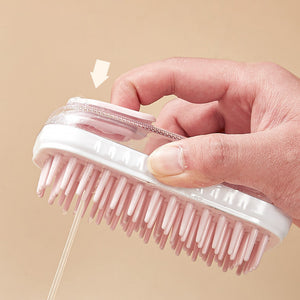 Transform Bath Time with the Silicone Pet Bath Brush
